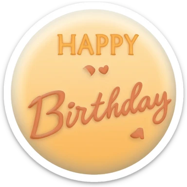 Happy Birthday sticker