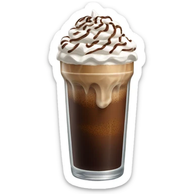 Iced coffee sticker