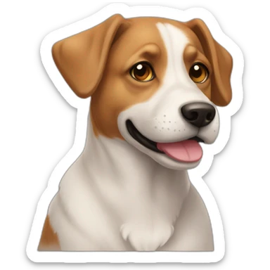 Patitas de perro y gsto sticker