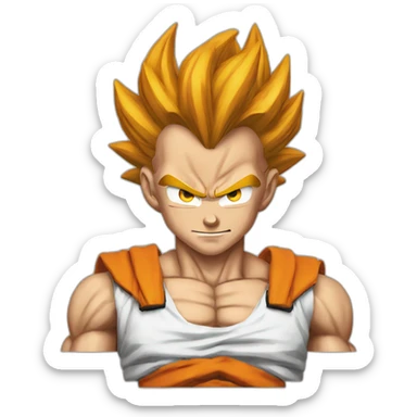 Gogeta dbz sticker