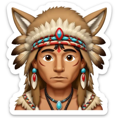 Mystic Coyote sticker