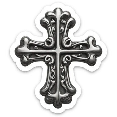 Chrome hearts cross sticker