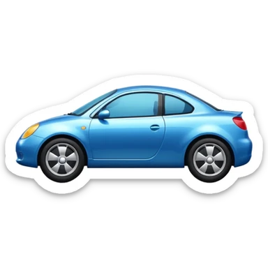 2d Car facing left sticker