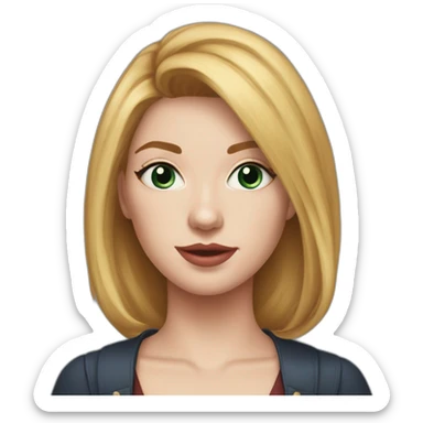 anna Taylor joy, queens gambit sticker