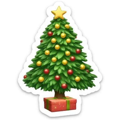 Chrismas tree sticker