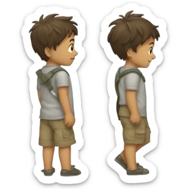 Filée et garçon qui s'embrassent sticker