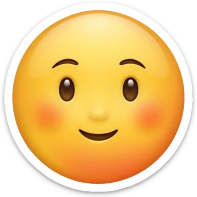 Generate a high-quality 3D cartoon-style emoji of a yellow sun, bright and cheerful, no face, smooth gradient colors, rounded and cute appearance, simple white background, high-resolution.
 sticker