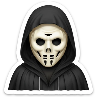 Ghostface from scream sticker