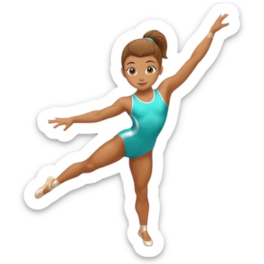 gymnast sticker