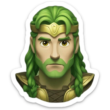 Loki norse mythology sticker