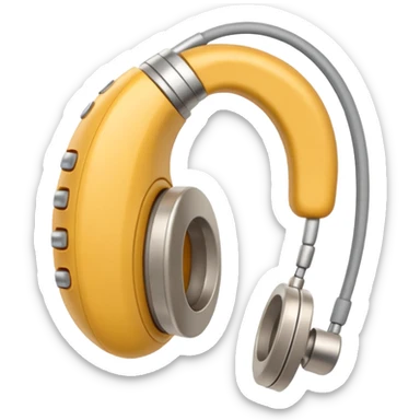hearing aid sticker