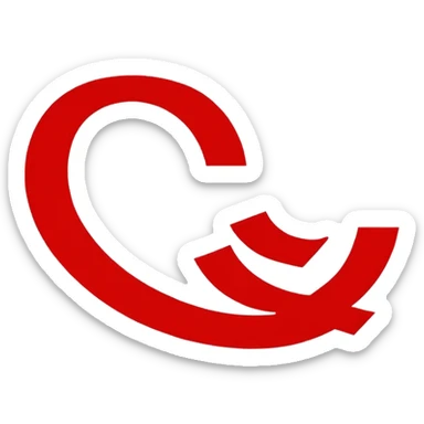 C USA LOGO  sticker