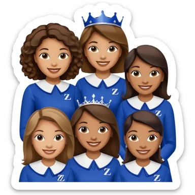 Zeta Phi Beta Sorority Inc sticker