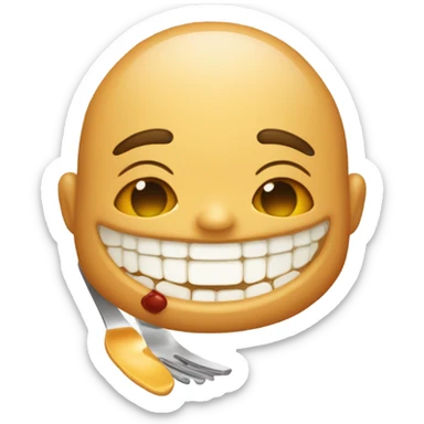 cuchara con salsa  sticker