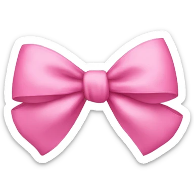 Pink bow  sticker