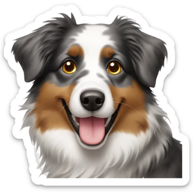 Australian shepherd emoji  sticker