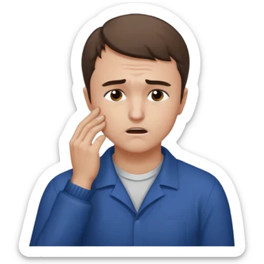 charlie kirk holding his neck with his right hand in pain sticker