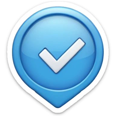 Creat me a meta verification badge in form of emoji sticker