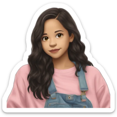 Jenna ortega wednesday sticker