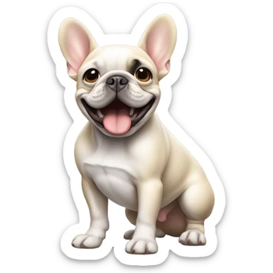 Frenchie high sticker