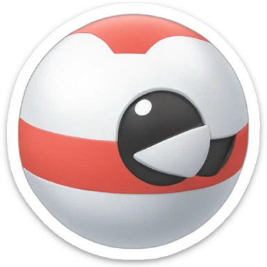 Poké ball sticker