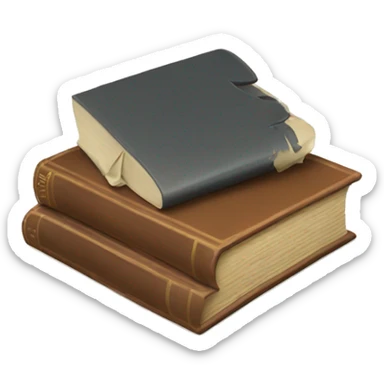 book with a gyatt sticker