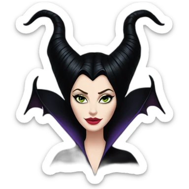 Lana Del Rey as maleficent sticker