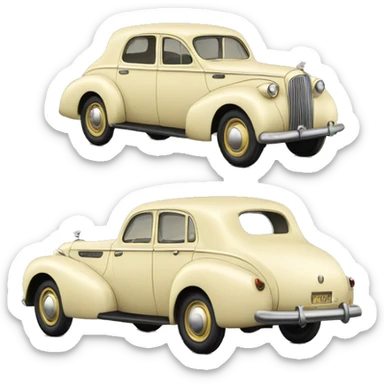 car from 1940 sticker