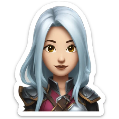 katarina from league of legends sticker