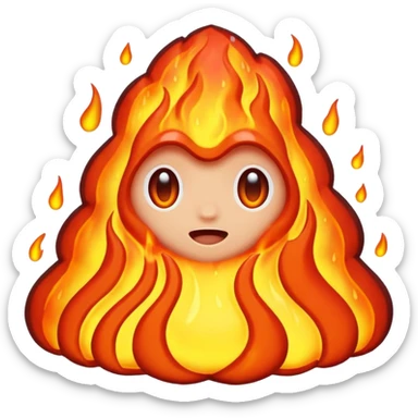 rain of lava sticker