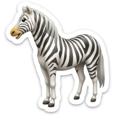 Caballo cebra sticker