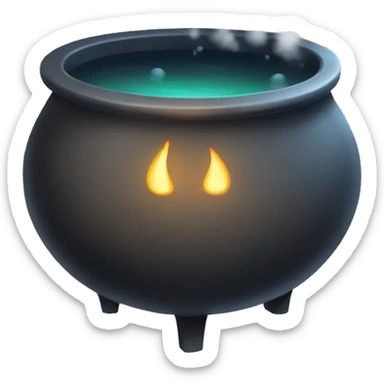bubbling cauldron sticker