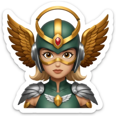 hawkgirl sticker