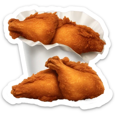 fried chicken sticker