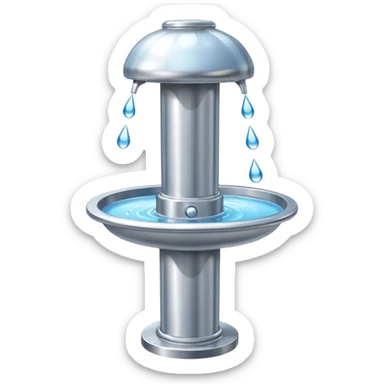 public drinking fountain sticker
