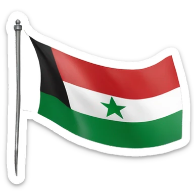 Syrische Freiheits Flagge  sticker