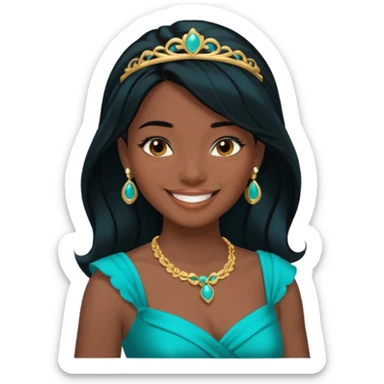 Emoji de la princesa Jasmin  sticker