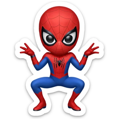 Spider man little sticker