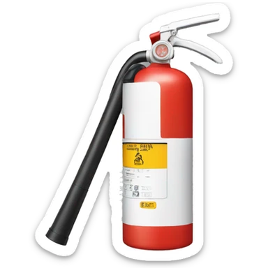 fire extinguisher sticker