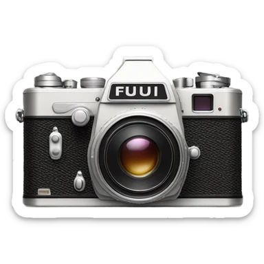 Fuji film camera  sticker