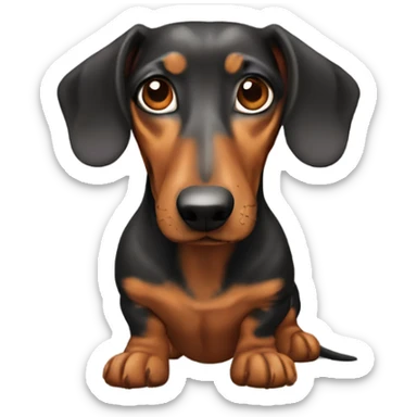 Dachshund Dapple  sticker