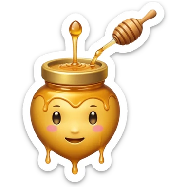 honey pot dripping sticker