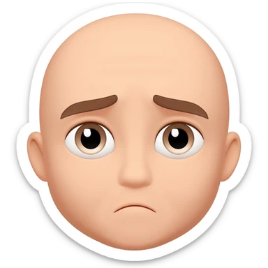 Fruncir el seño sticker