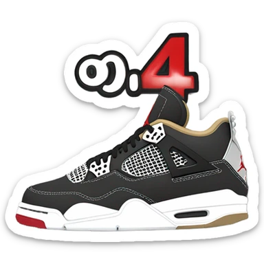 Jordan 4￼ sticker