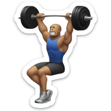bench press competitionj  sticker
