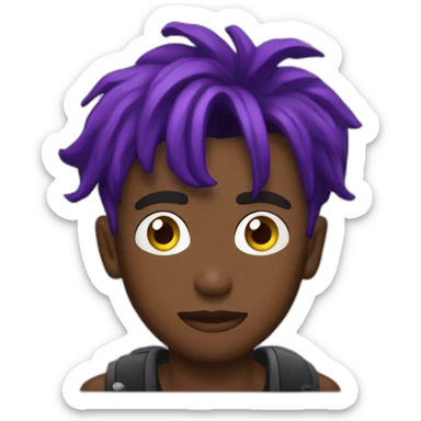 Playboi Carti with purple soda sticker