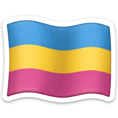 Pansexual flag sticker