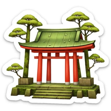 Shinto Shrine sticker