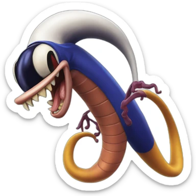 earthworm jim sticker
