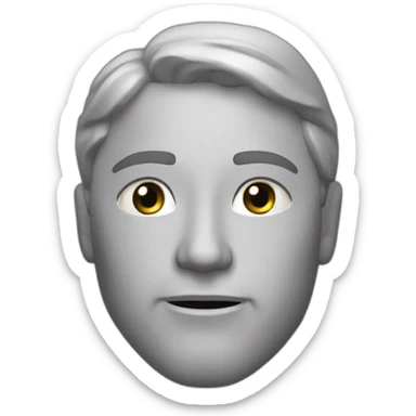 Серый флакон лака для ногтей sticker